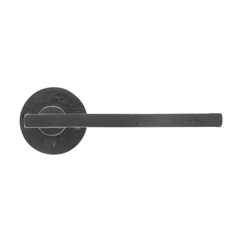 Deurklink (set van 2) type PH2017 met extra platte rozet 50 mm rond set van 2 Nieuw