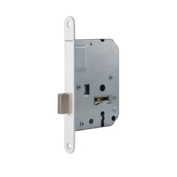 Kastslot Nemef 1200 voorplaat wit incl sluitplaat Weekendaanbieding