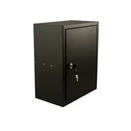 Nieuw Inbouwbrievenbus Zwart voor poeren 393x322x330 mm