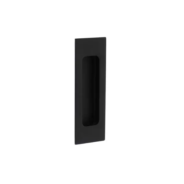 Schuifdeurkom recht 120x40mm blind mat zwart Korting