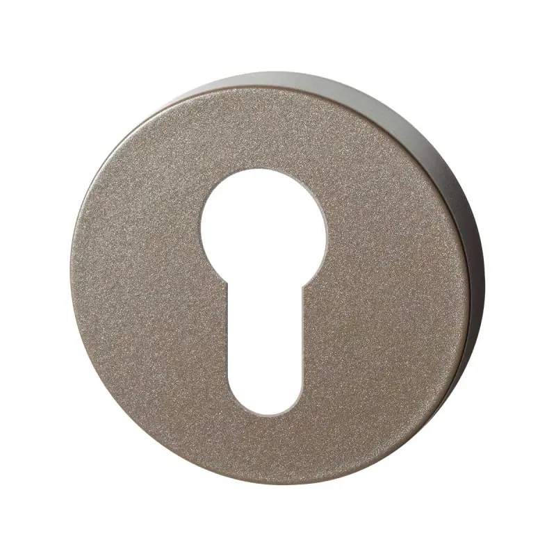 Veilige Betaling Cilinderrozet rond 50x8mm Mocca blend
