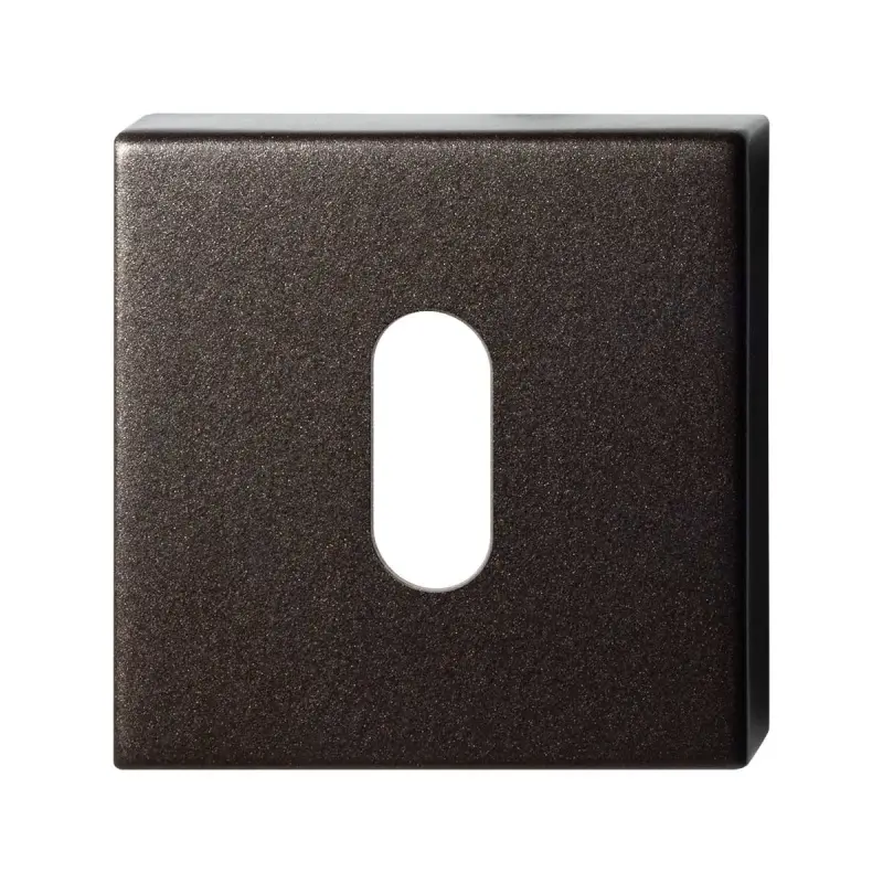 Rechtstreeks Van De Fabrikant Sleutelrozet vierkant 50x8mm Dark blend