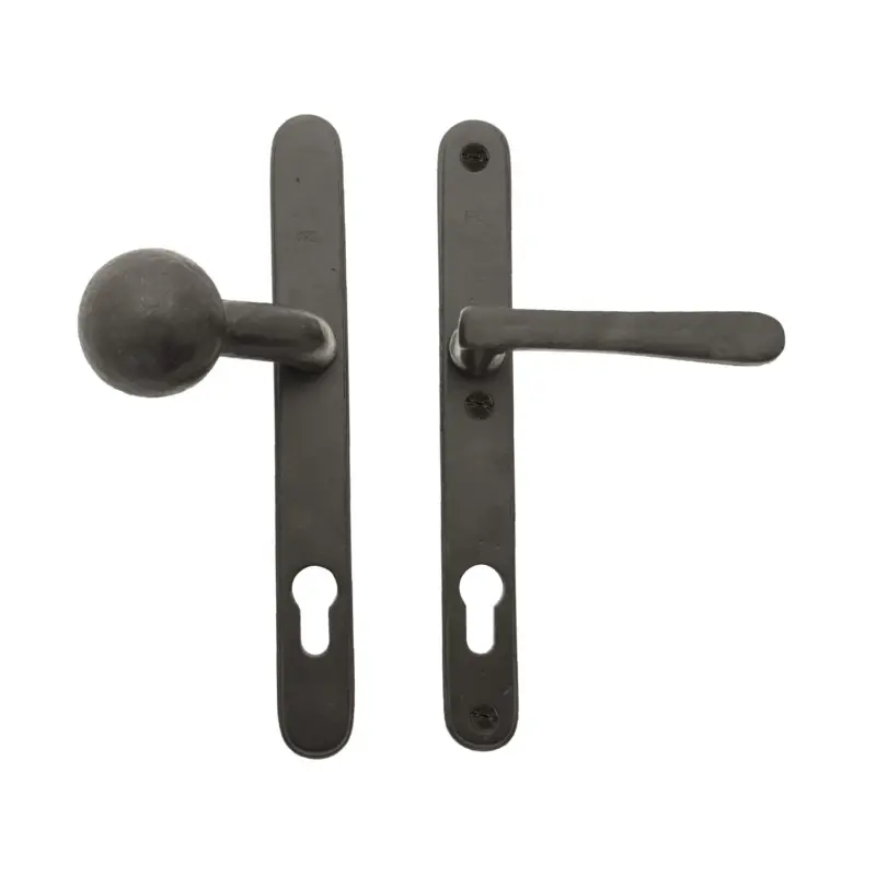 Shop Nu Veiligheidsbeslag klink ''Bol-vorm'' buiten + afgeronde greep binnen 92mm per set