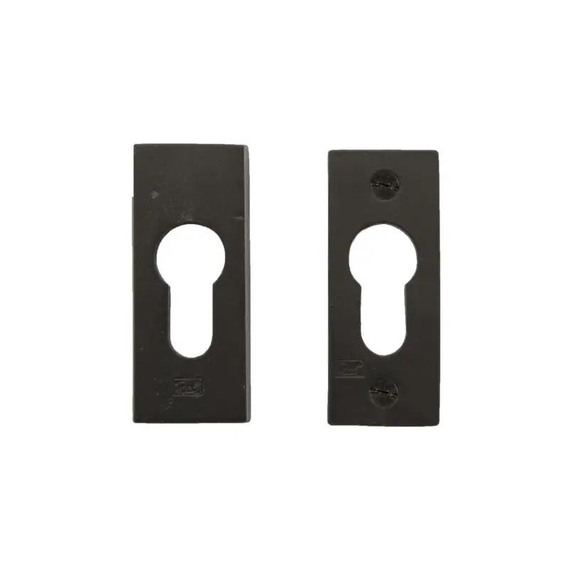 Meest Verkocht Authentiek beslagset veiligheidsrozet rechthoekig 30x68mm set van 2
