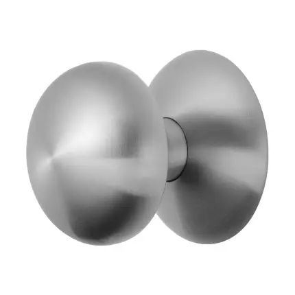 Voordeurknop rond model Paddestoel geborsteld RVS 65mm Shop Nu