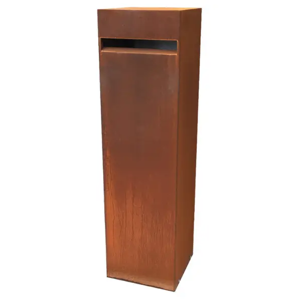 Vrijstaande brievenbus Cortenstaal model 19 Premium