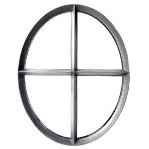 Stalen Ossenoog raam H80xB62cm enkel glas vast model Snelle Levering