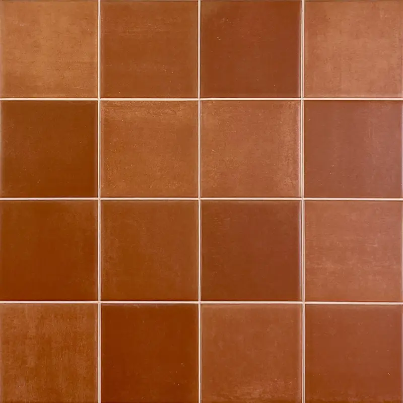 Premium Wandtegel Terre Tandoori terracotta 10×10 cm