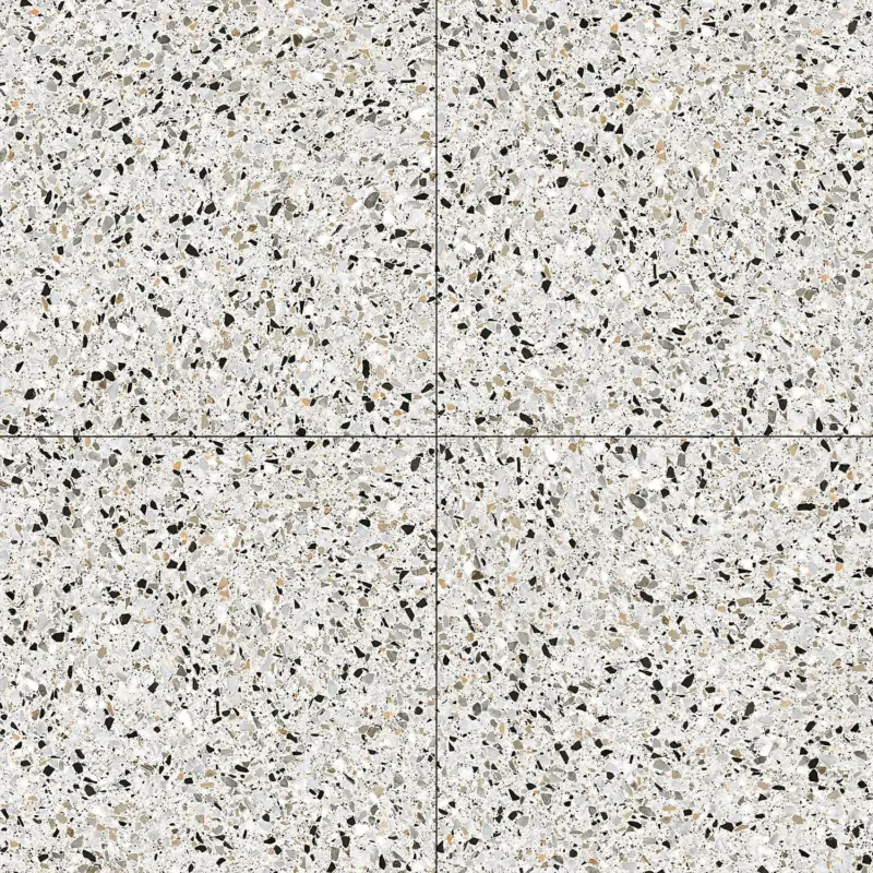 Vloertegel – Wandtegel Nadinne terrazzo naturel grijs 60×60 gerectificeerd R9 Snelle Levering