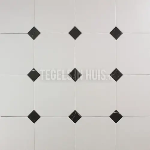 Vloertegel – Wandtegel Octagon wit 20×20 R9 Populair