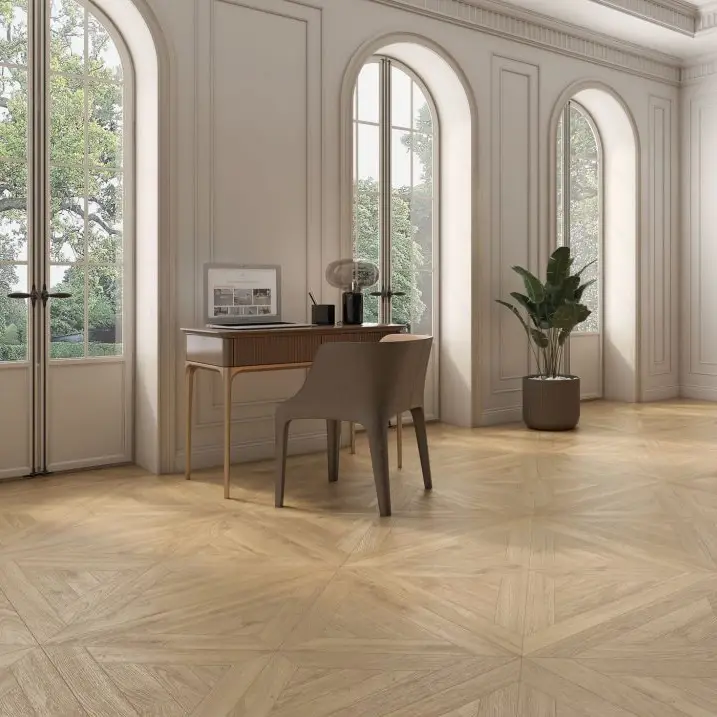 Finale Uitverkoop Keramisch parket – Houtlook tegel Versalles nature 100×100 gerectificeerd