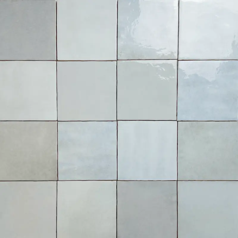 Equipe wandtegel Artisan aqua 13,2×13,2 random – licht blauw glans – handvorm – 24458 Premium
