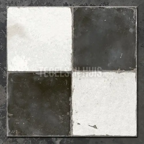 Vintage Vloertegel – Wandtegel FS Damero 45x45cm 4 in 1 R9 Speciale Aanbieding