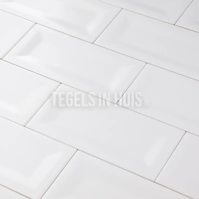 Premium Wandtegel Evolution in Metro mat wit 7,5×15 cm
