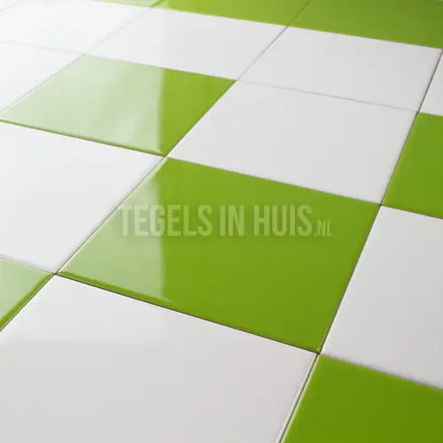 Tijdelijk Beschikbaar Wandtegel Pistacho groen glans 15×15