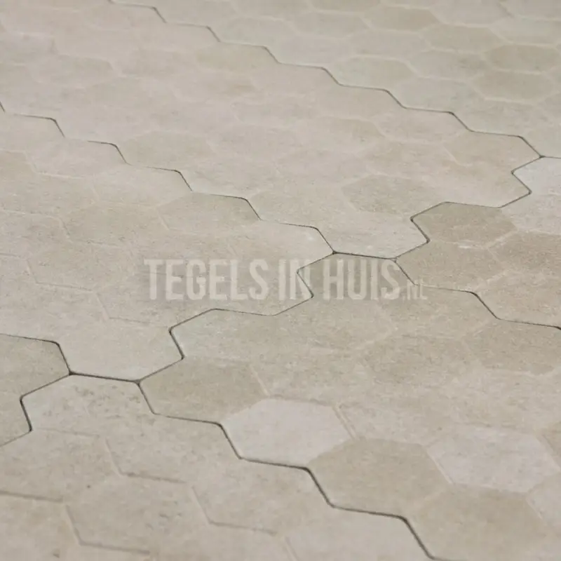 Express Levering Muretto Gerhy Aluminio grijs 17×52 hexagon motief OP=OP
