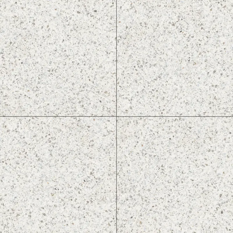 Vloertegel – Wandtegel Nadinne terrazzo wit 60×60 gerectificeerd R9 Actieprijs