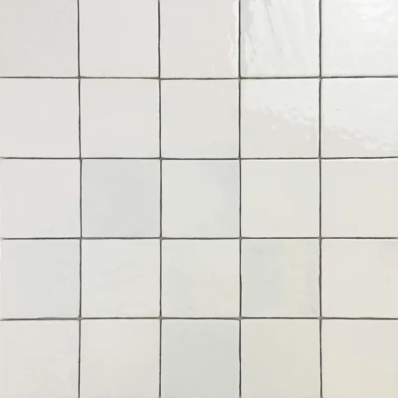 Wandtegel Menorca wit glans vintage craquele 10×10 Veilige Betaling