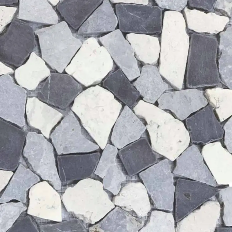 Mozaiek Noa kiezel grijs 30×30 Lage Kosten