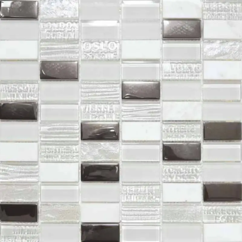 Koop Online Mozaiek City wit 30×30 (minimale afname 11 stuks)
