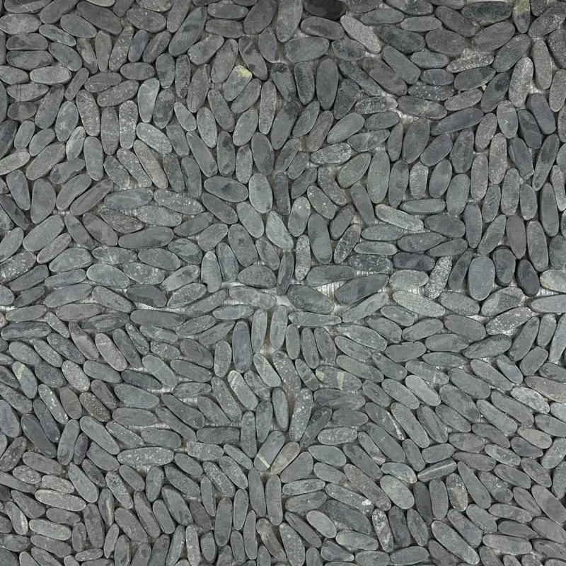Mozaiek Ovalin kiezel zwart 30×30 Koop Vandaag