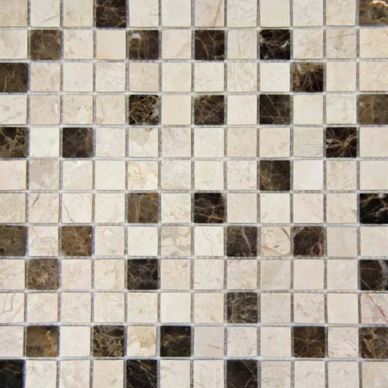 Mozaiek Impki beige mat 31,6×31,6 Op = Op