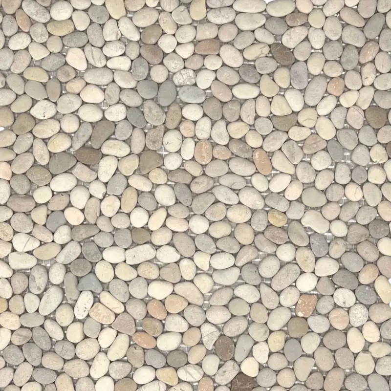 Op = Op Mozaiek Mini pebbles kiezel wit 30×30