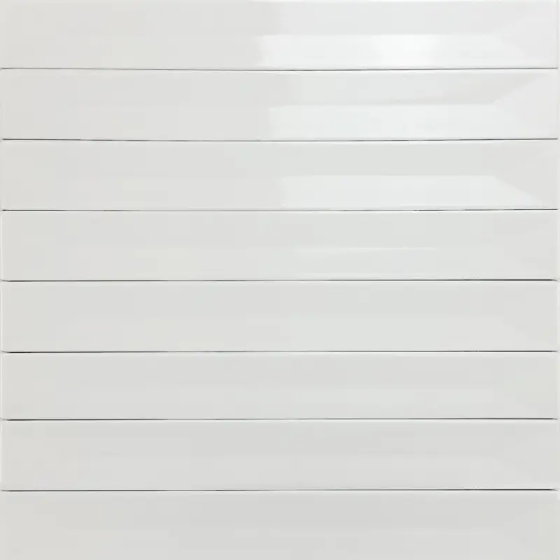 Koop Online Wandtegel langwerpig Vitral wit decor axis 5×40