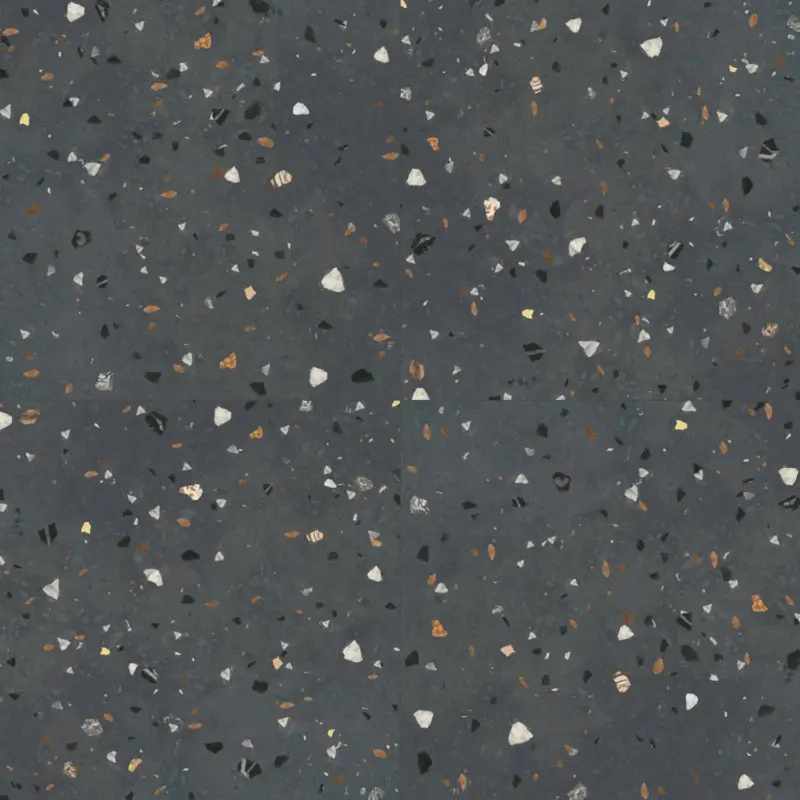 Hoge Kwaliteit Vloertegel – Wandtegel Sempre terrazzo donker grijs 61×61 R9