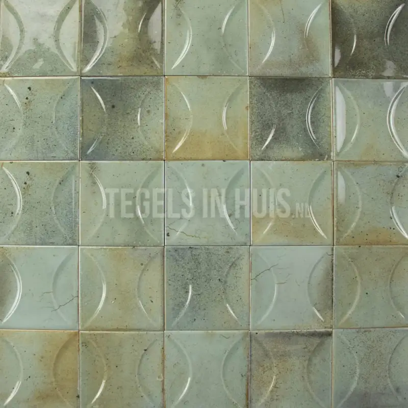 Snelle Levering Wandtegel Hanoi celadon groen decor 10×10