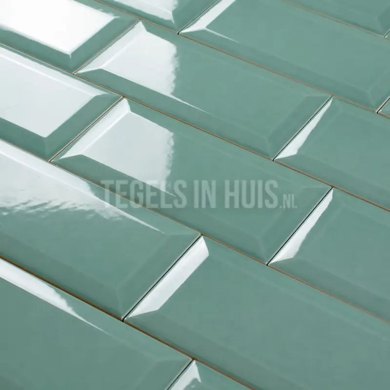 Wandtegel Metro tegels jade groen glans 7,5×15 Bestseller