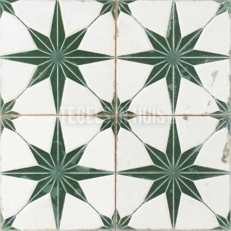 Flitsaanbieding Vloertegel – Wandtegel FS Star sage 45×45 4-in-1 3D R10
