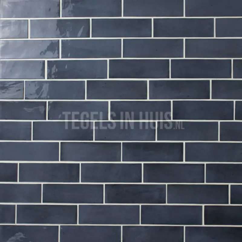 Meest Verkocht Wandtegel Coco donker blauw night glans 5×15