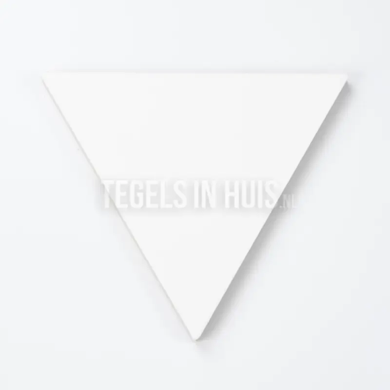 Wandtegel Scale triangolo driehoek wit mat 10,8×12,4 Uitverkoop