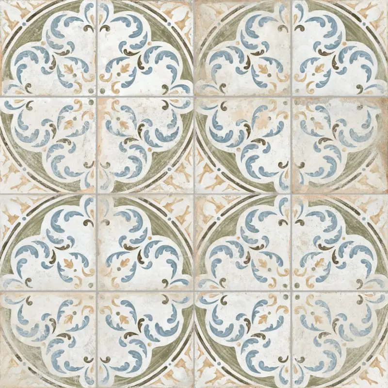 Vloertegel – Wandtegel FS Porto Amaral 45x45cm 4 in 1 R9 Flitsaanbieding