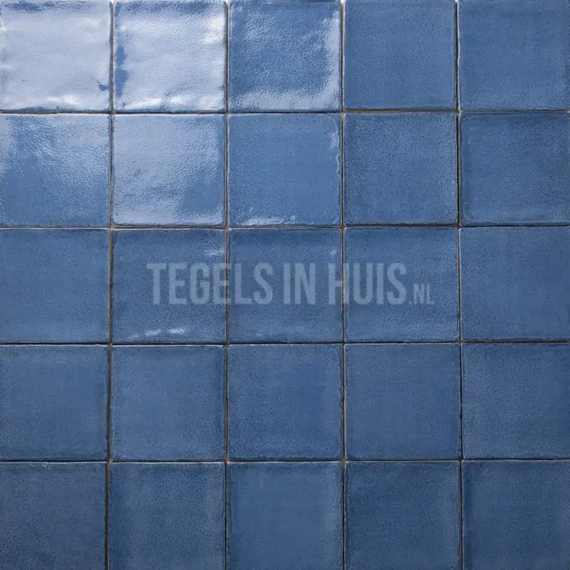 Alleen Vandaag Wandtegel handvorm Altea donker blauw 10×10