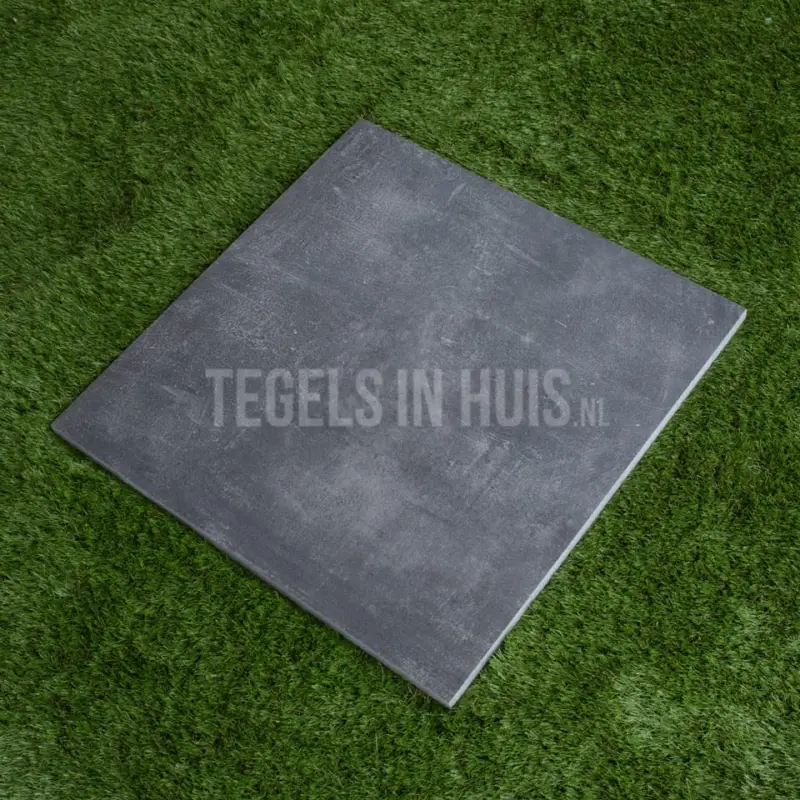 Hete Deal Keramische terrastegel – tuintegel Stark grafietantraciet 80x80x2 gerectificeerd – Beperkt beschikbaar Op=Op
