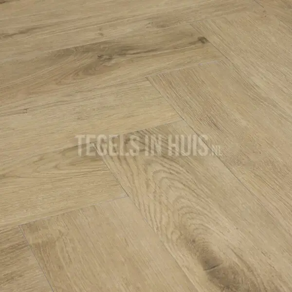 Meest Verkocht Keramisch houtlook tegel visgraat V 15×60 cm gerectificeerd licht bruin eiken