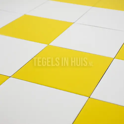 Nu Kopen Wandtegel Amarillo geel mat 15×15