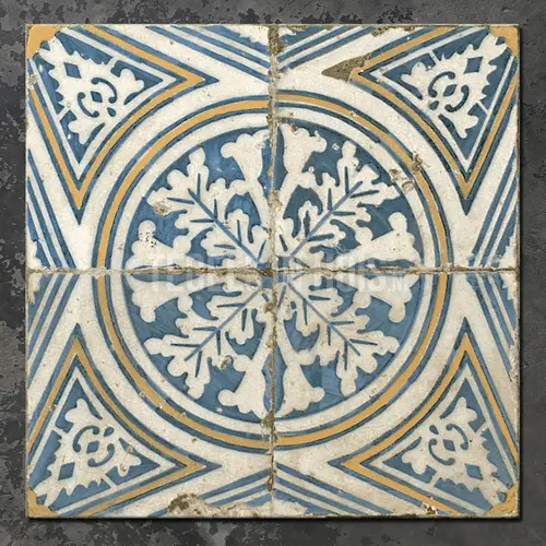Direct Beschikbaar Vintage Vloertegel – Wandtegel FS Original FS-1 45x45cm 4 in 1 R9