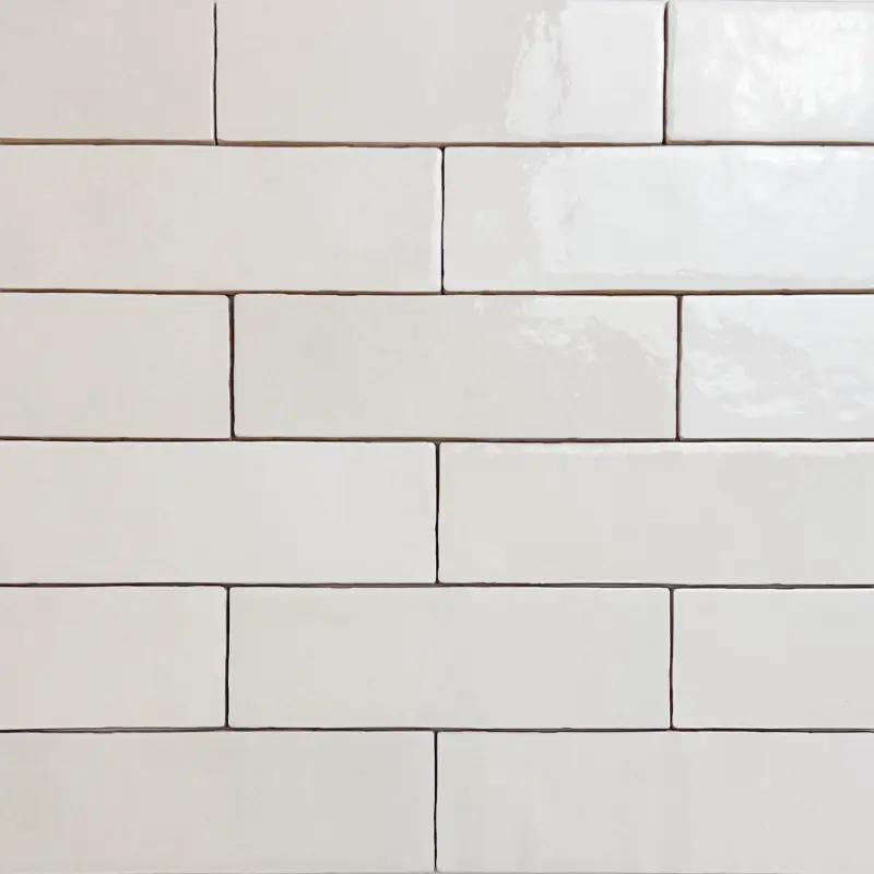 Gratis Retour Equipe wandtegel Artisan white 6,5×20 random – wit glans – handvorm – 24464