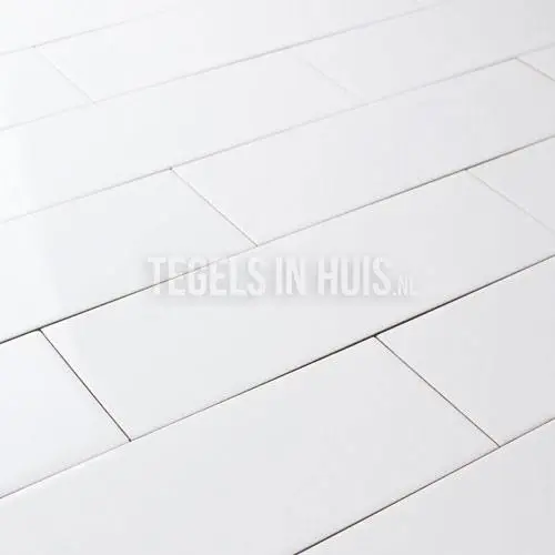 Wandtegel 10thirty 10×30 cm glans wit Lage Prijs