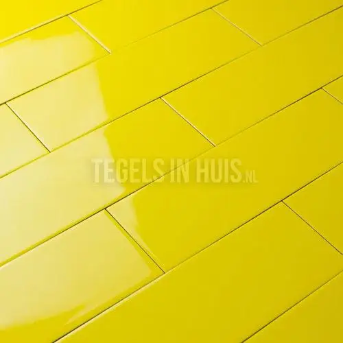 Laatste Kans Wandtegel 10thirty 10×30 cm geel glans