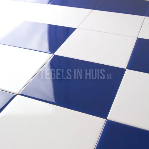 Wandtegel Azul marino glans oceaan blauw 15×15 Must-Have