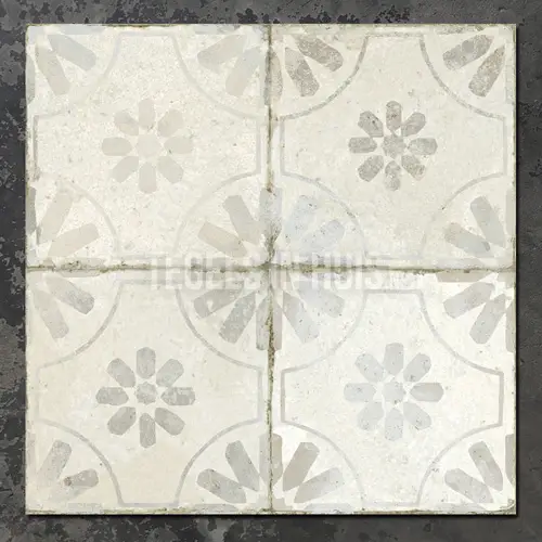 Aanbieding Vloertegel – Wandtegel FS Blume white wit 45x45cm 4 in 1 R9