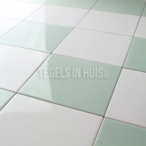 Wandtegel Verde licht groen glans 15×15 Lage Kosten