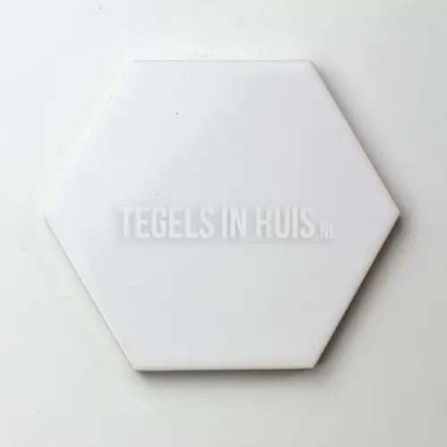 Wandtegel Scale Hexagon – honingraad – 6-hoekig wit 12,4×10,7 Goedkoop