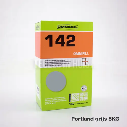 Hete Deal Omnicol 142 voeg Portland grijs 5kg