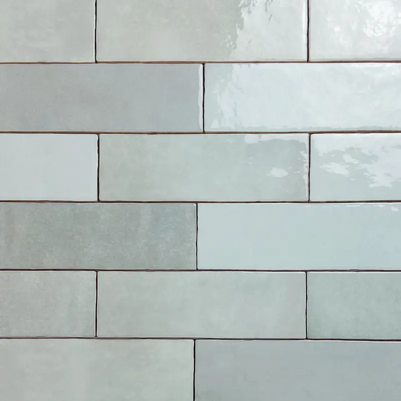 Equipe wandtegel Artisan aqua 6,5×20 random – licht blauw glans – handvorm – 24468 Must-Have