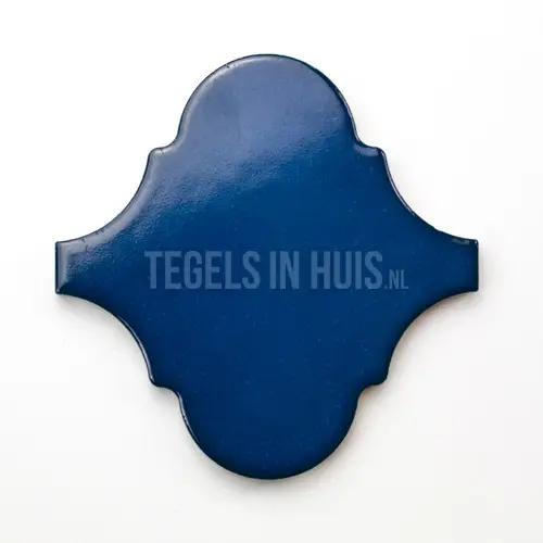 Must-Have Wandtegel Scale Alhambra – Arabesque – Curvytile Eclectic blauw 12×12 craquelé